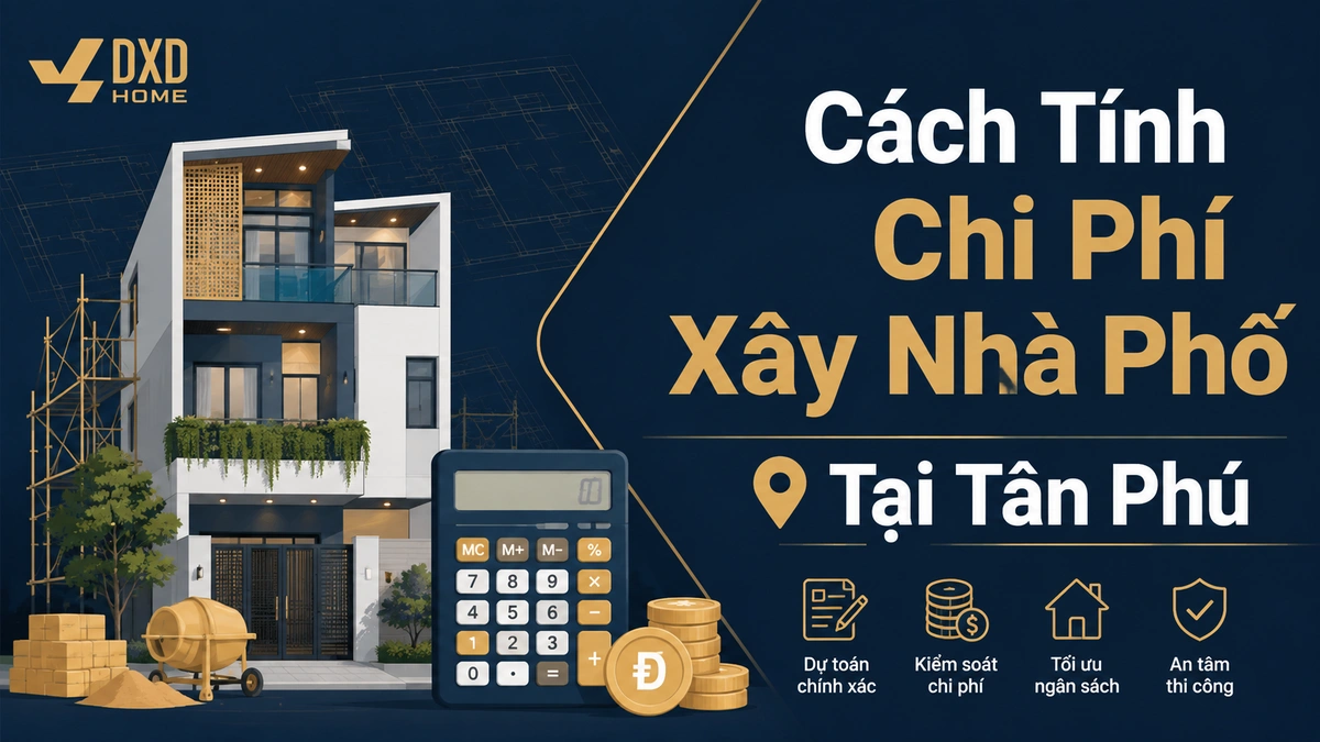 Chi Phí Xây Nhà Phố Tại Tân Phú