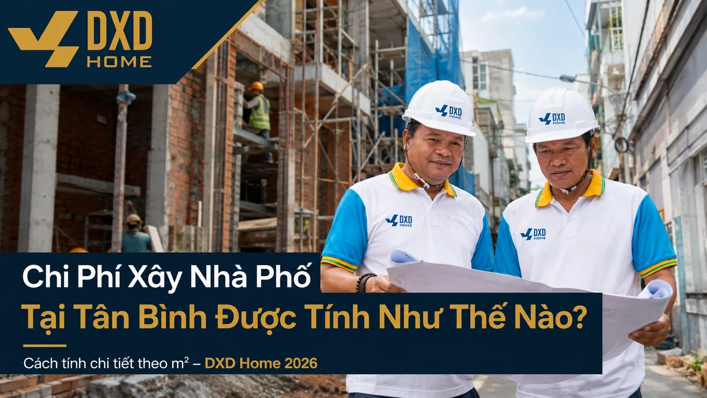 Chi phí xây nhà phố tại Tân Bình